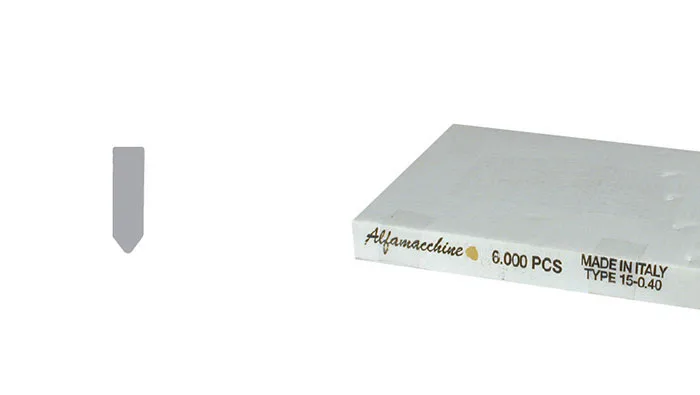 Фото Жесткие стрелки (лепестки) "Alfamacchine", 0,4 мм, серебристые (6000шт.)