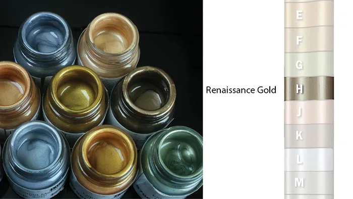 Фото Ваксы "Liquid Metal" Renaissance Gold, 30мл