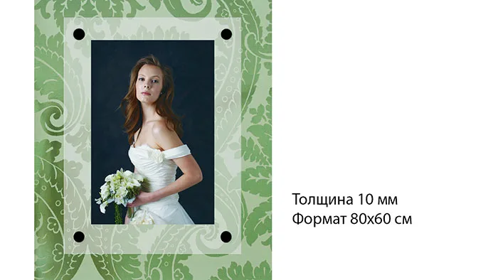 Фото АП 80 х 60 см, прозрачная 10 мм