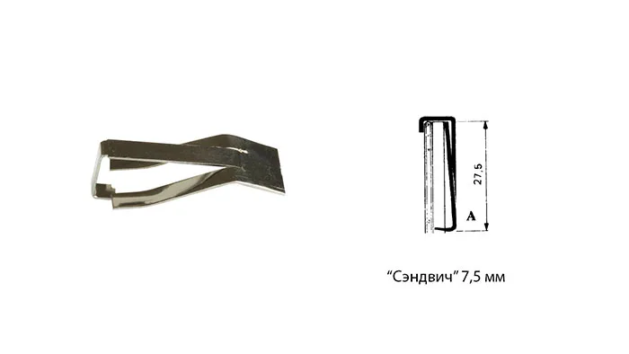 Фото Малый зажим 'Swiss', тип А (100шт.)