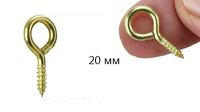 Фото Винт-глазок 20мм (250шт.)