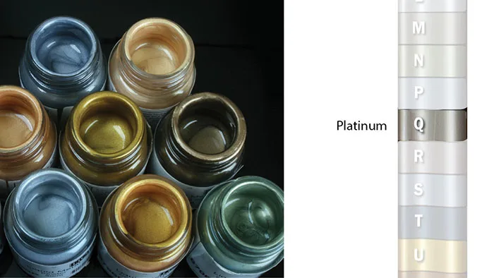 Фото Ваксы "Liquid Metal" Platinum, 30мл